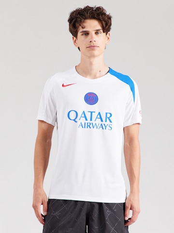 T-Shirt fonctionnel 'Paris Saint-Germain Strike' NIKE en blanc : devant