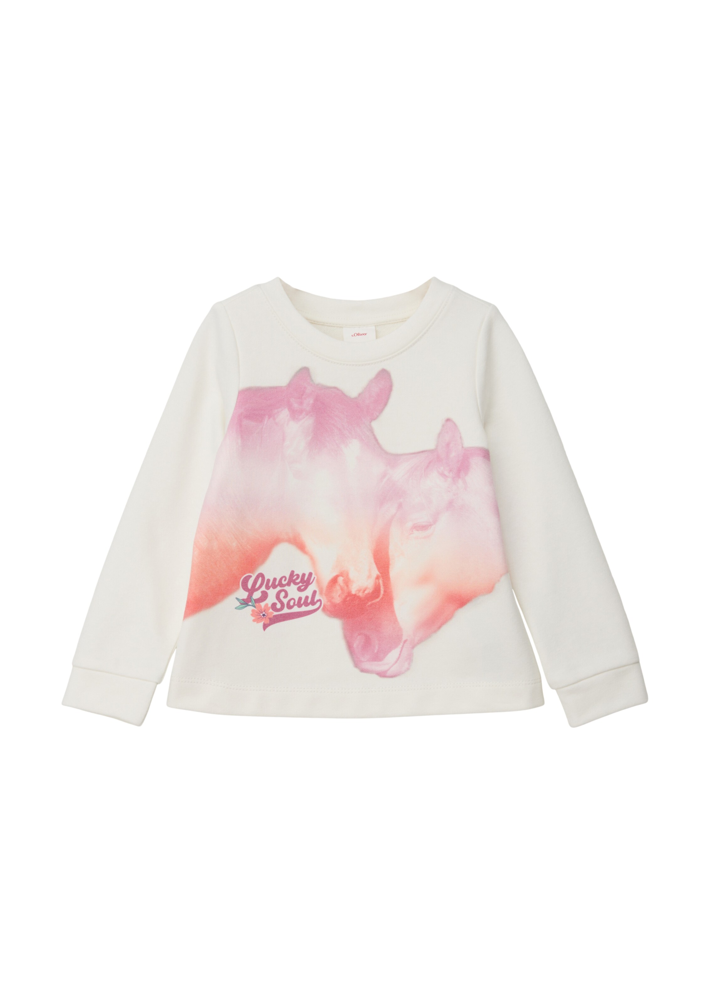 s.Oliver Sweatshirt in White: front