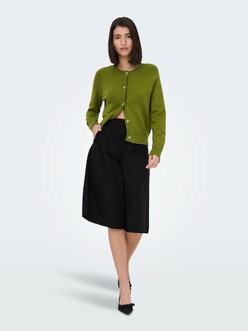 JDY Wide leg Παντελόνι πλισέ 'JDYBIANCA' σε μαύρο