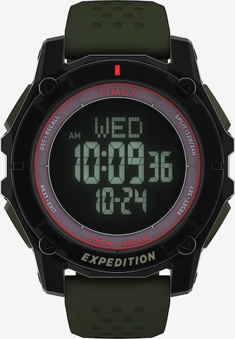 TIMEX Digitaal horloge 'Expedition Ridge Solar' in Groen: voorkant