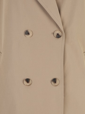 Pieces Tall Between-Seasons Coat 'JIKKIE' in Beige