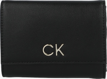 Porte-monnaies Calvin Klein en noir : devant