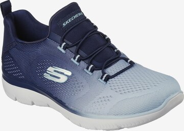 SKECHERS Låg sneaker i blå