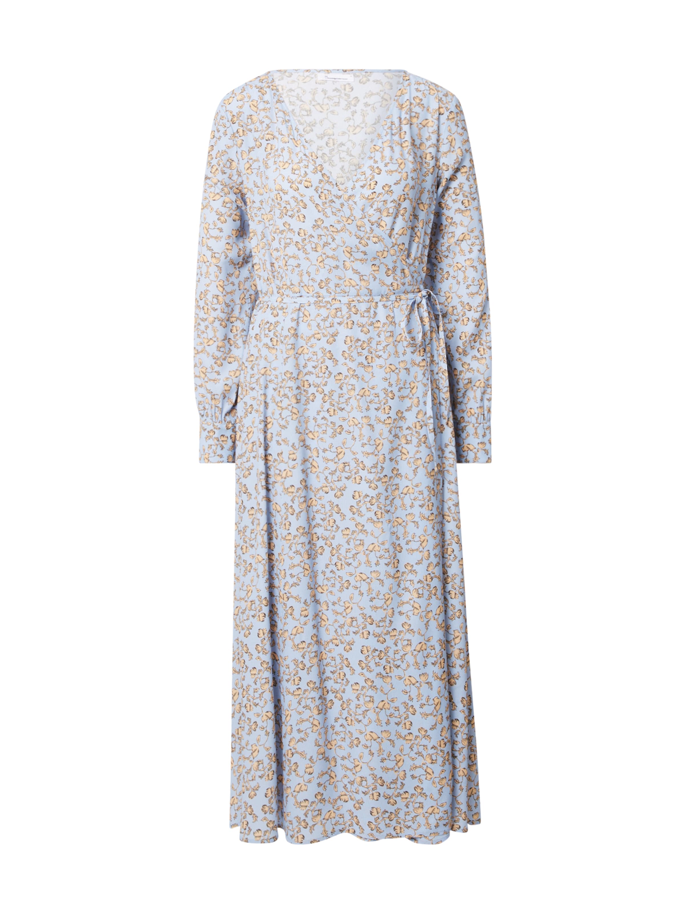 KnowledgeCotton Apparel Kleit, värv sinine: eest vaates