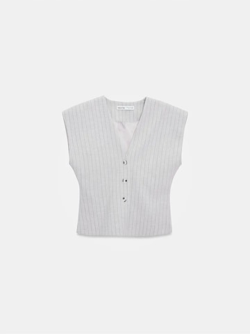 Gilet Dilvin en gris : devant