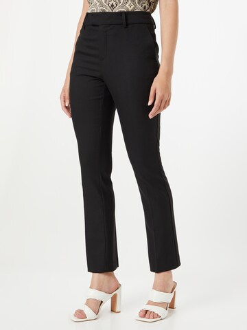 MOS MOSH Regular Chino Pants in Black: front