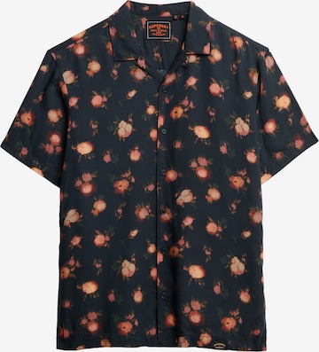 Superdry Comfort fit Overhemd in Zwart: voorkant