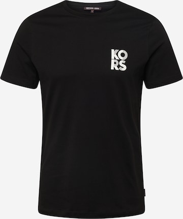 Michael Kors - Camiseta 'TRANSISTOR' en negro: frente