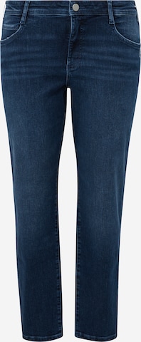 TRIANGLE Slimfit Jeans i blå: forside