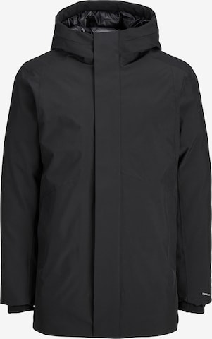 JACK & JONES Prehodna jakna 'Blankeen' | črna barva: sprednja stran