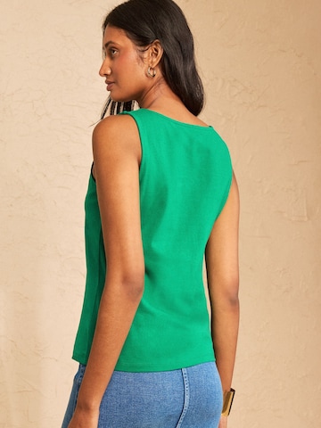 love & roses - Top en verde