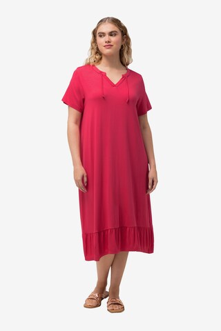 Ulla Popken Dress in Pink: front
