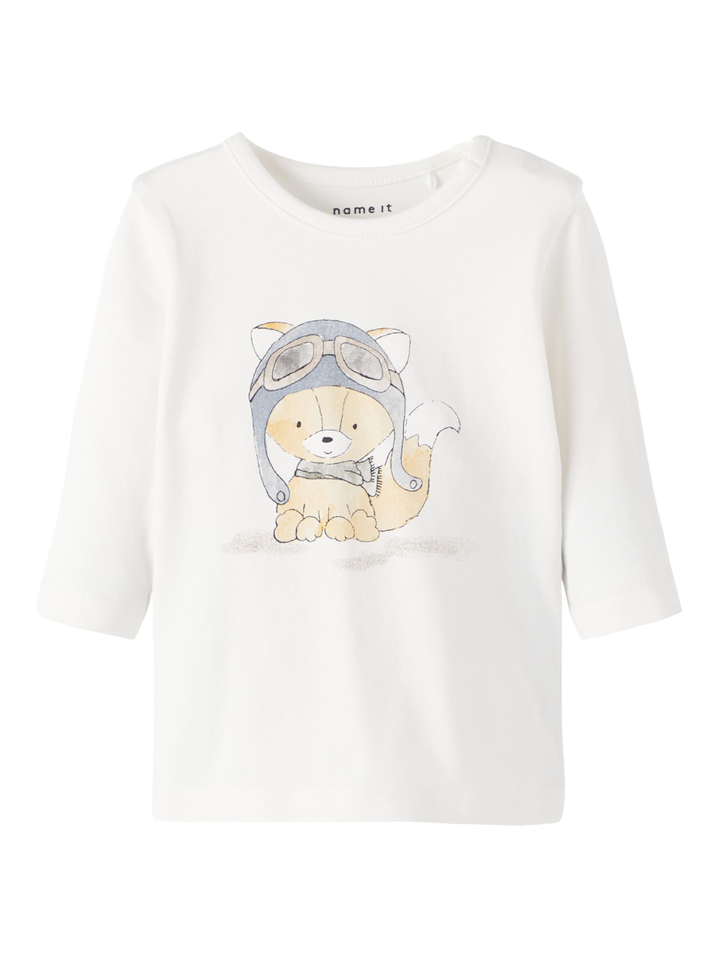 Kinder Bekleidung NAME IT Shirt 'KENNETH' in Weiß - XZ50514