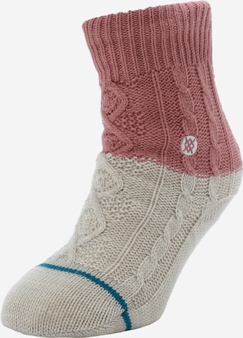 Chaussettes de sport 'Chesapeake' Stance en beige : devant