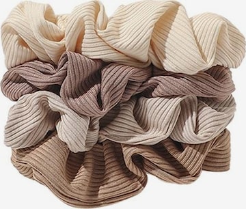 soho Hair accesoires Biżuteria do włosów 'SOHO Ivory Scrunchies - set of 4' w kolorze beżowy: przód
