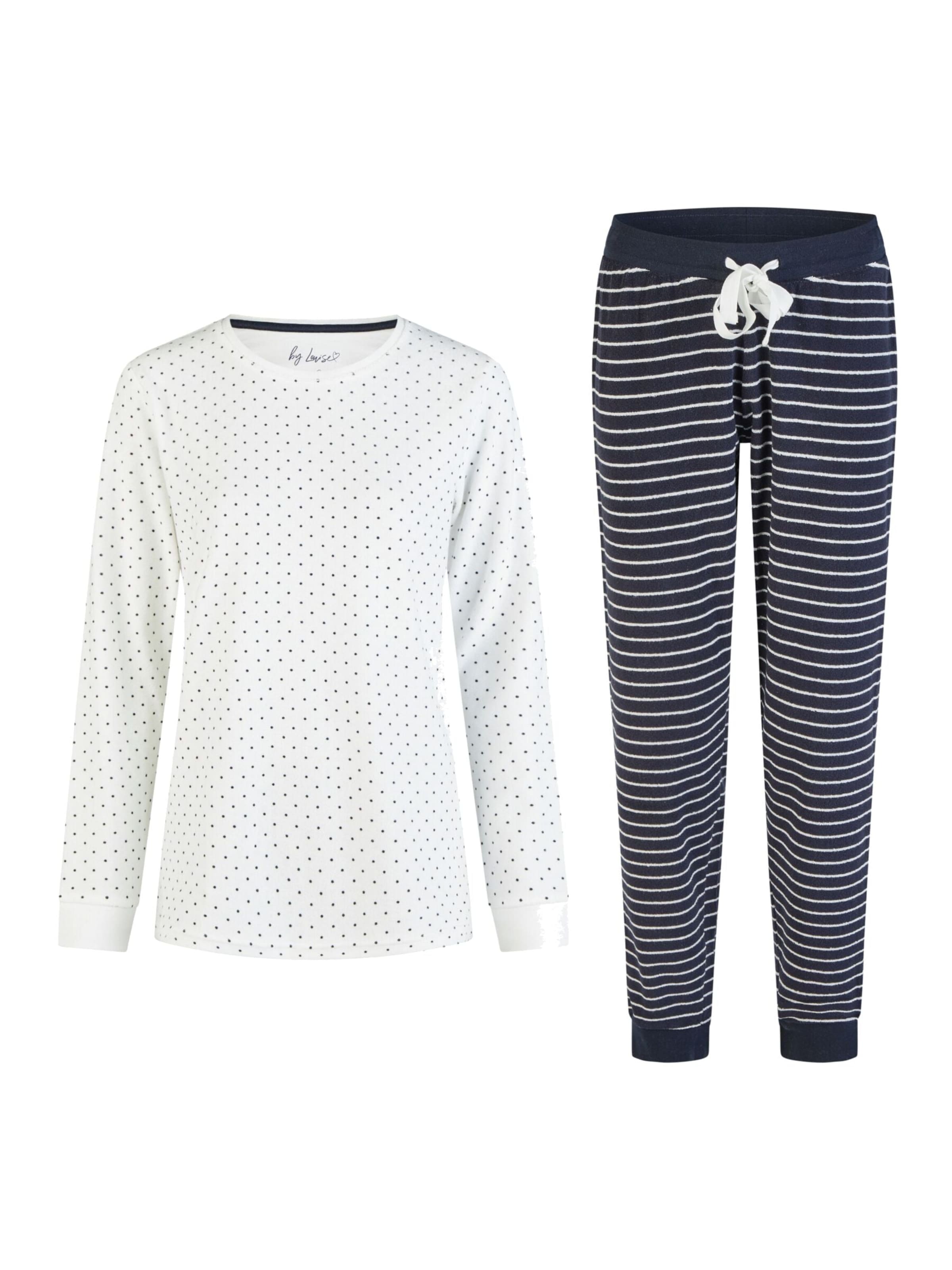 By Louise Pyjama 'by Louise Women's Terry Cloth Pyjamas Sleepwear Long Nightwear'‌‌‌‌‌ in Mischfarben: Vorderseite