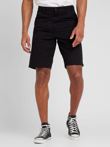 Regular Pantalon Carhartt WIP en noir : devant