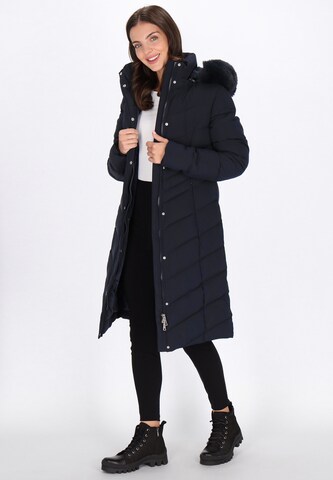 Usha Winter Coat in Blue
