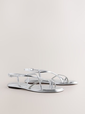 Sandalo con cinturino 'Forever Comfort' di Next in argento