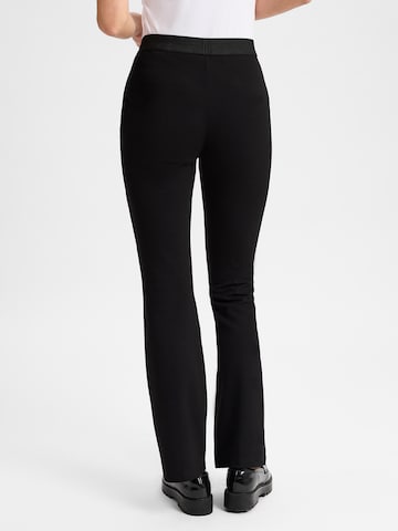 OPUS Slimfit Hose in Schwarz