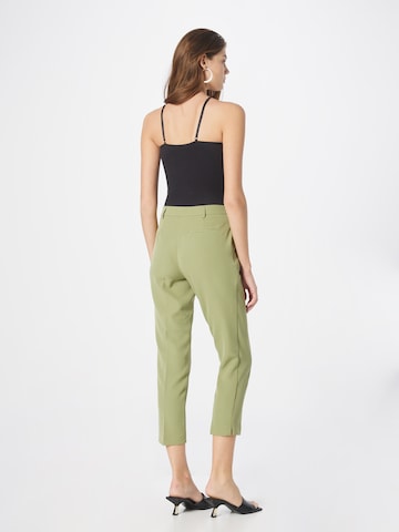 Dorothy Perkins Regular Панталон с ръб 'Grazer' в зелено