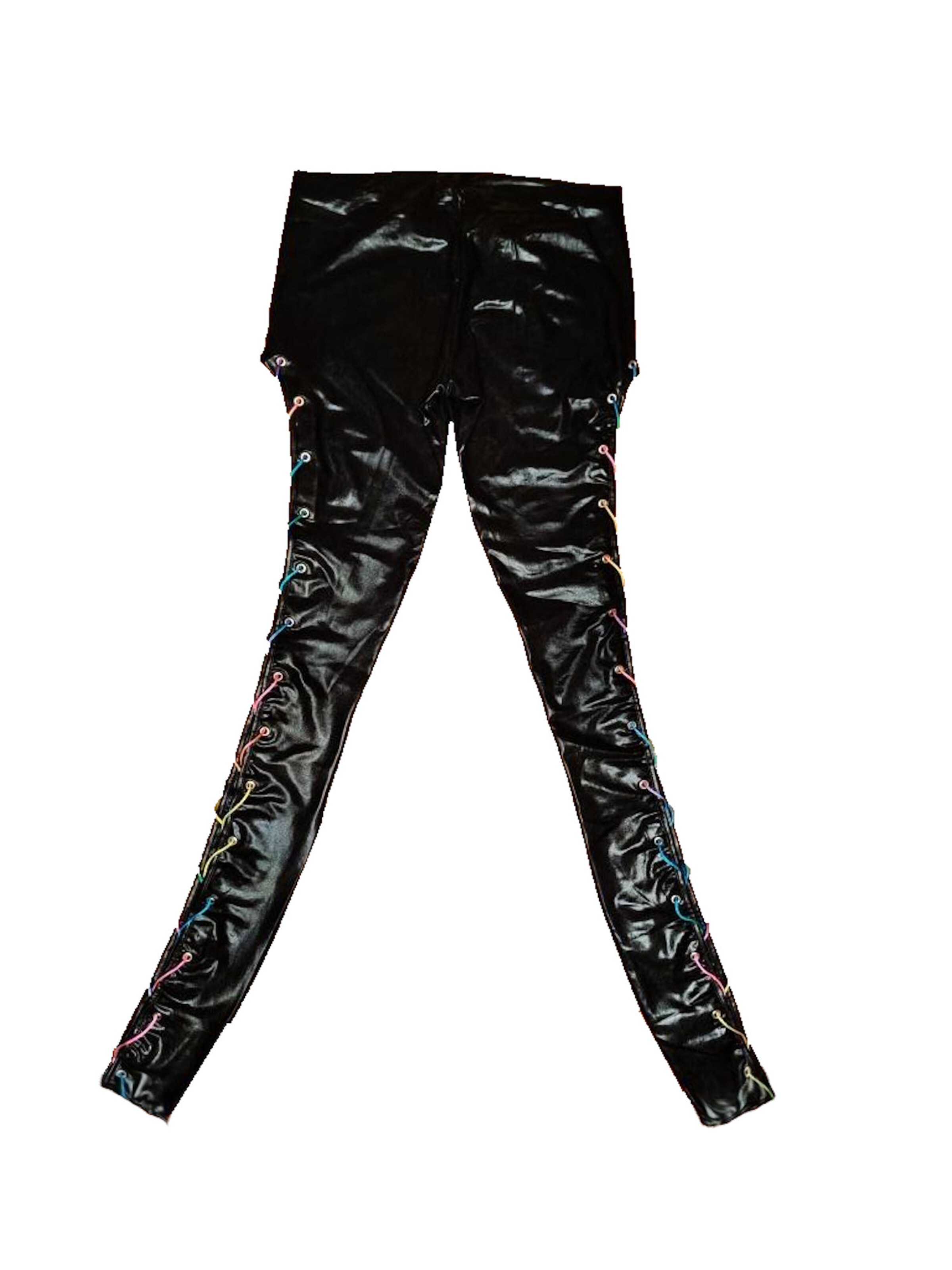 7Heaven Slimfit Leggings 'Colorado Wetlook'‌‌‌‌‌‌‌‌‌‌ in Schwarz