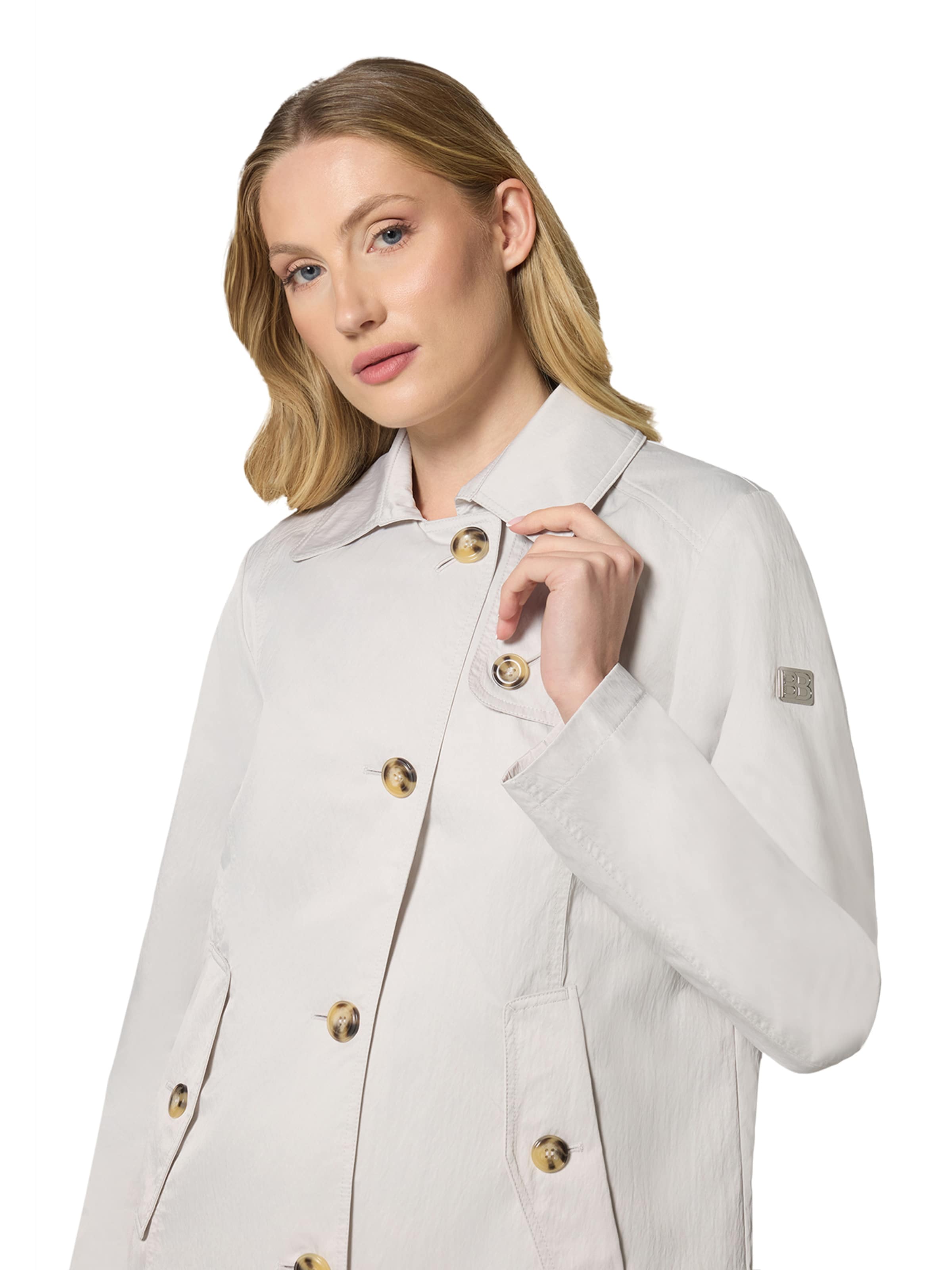 Betty Barclay Kurzmantel mit Kragen in Grau