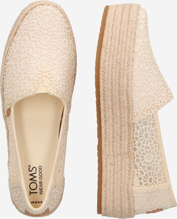 Espadrillas di TOMS in bianco