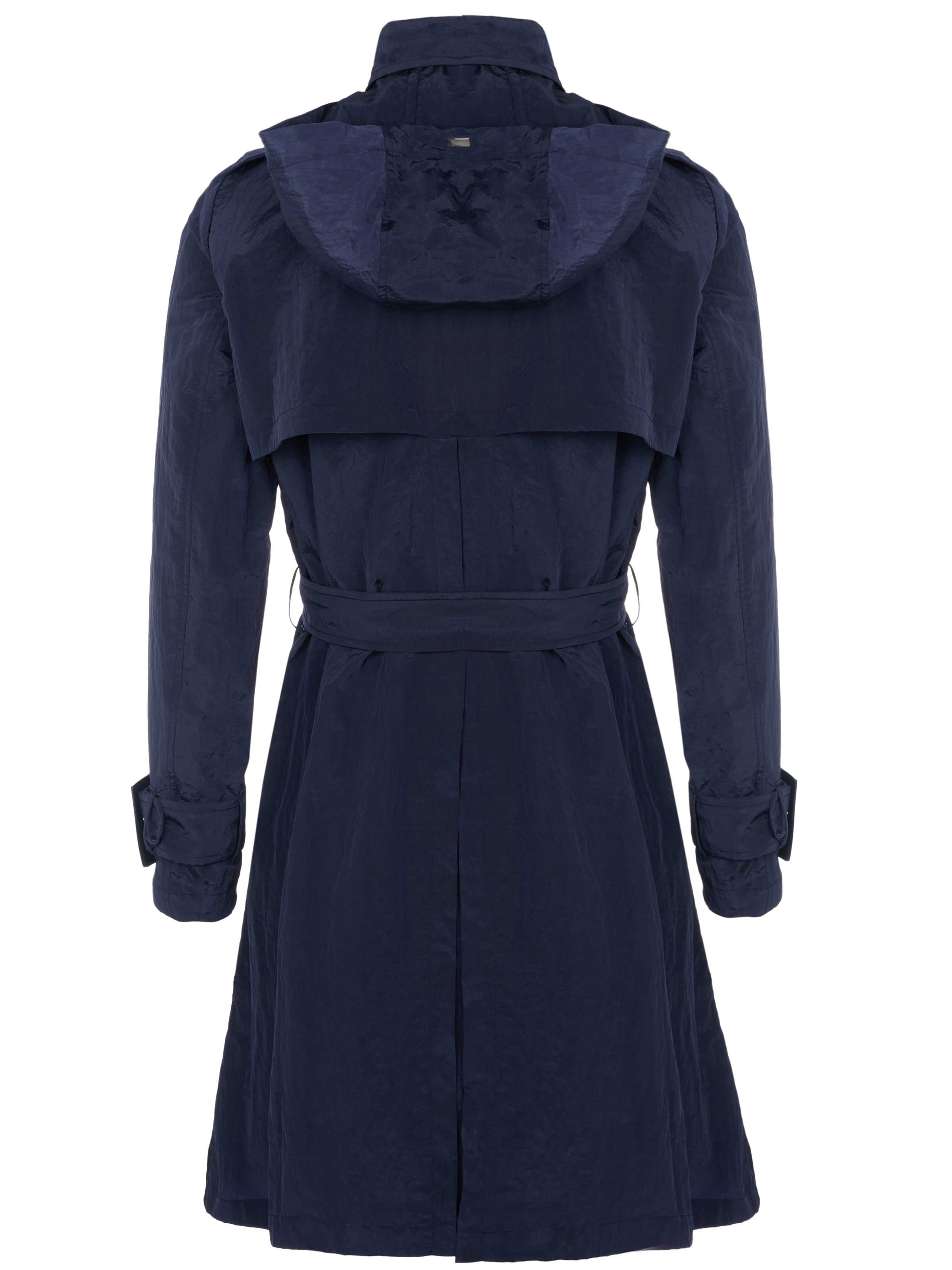 Herno Between-Seasons Coat 'Herno Mantel' in Blue