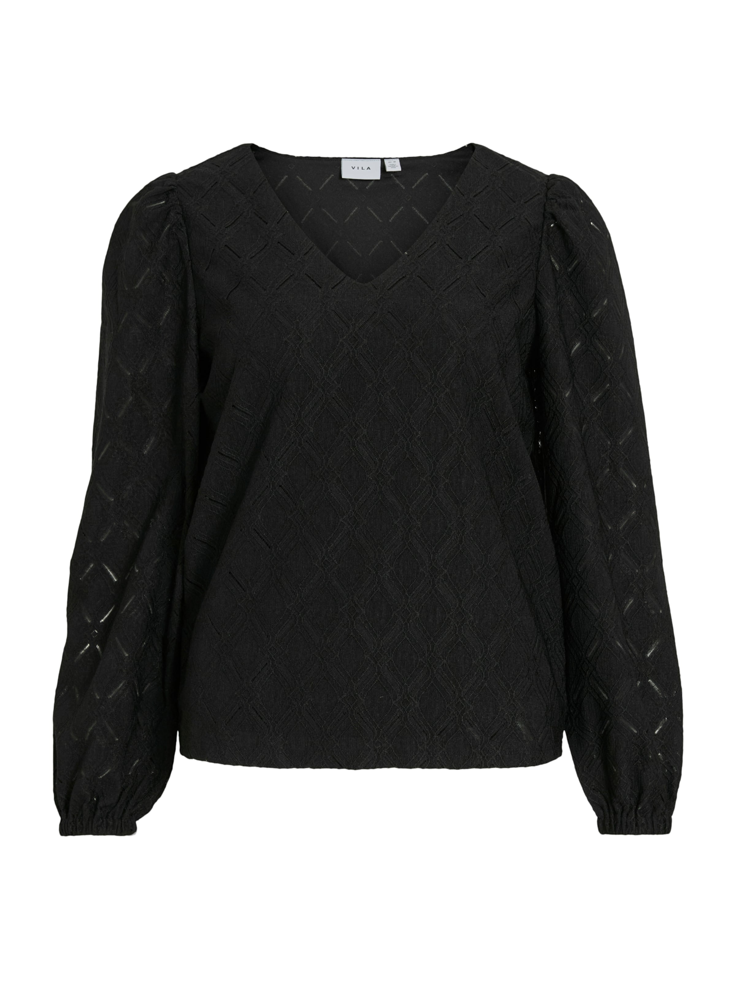 VILA Bluse 'VIFERO' i sort: forside