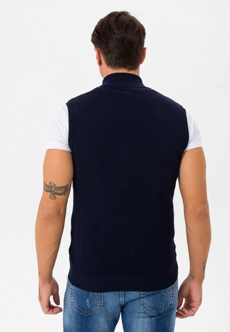 Jimmy Sanders Strickjacke in Blau