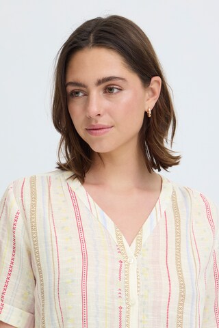 Chemisier 'BOBBI' Fransa en beige