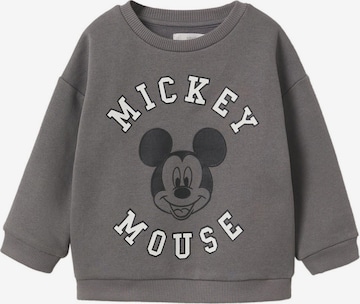 Bluză de molton 'Mickey' de la MANGO KIDS pe gri: față