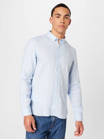 TIMBERLAND - Regular Fit Camisa 'Mill River' em azul: frente