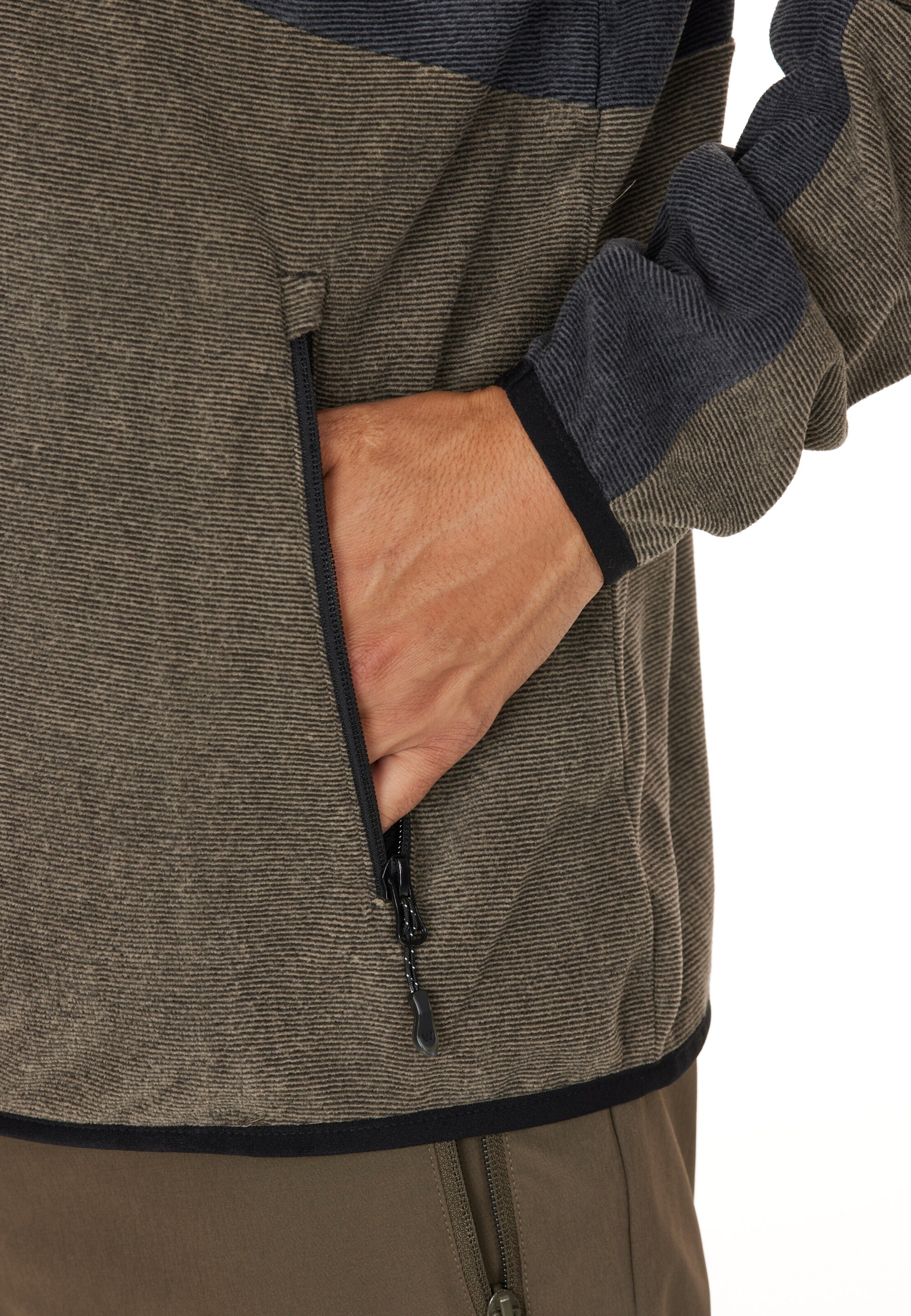 Whistler Funktionsfleecejacke 'Greyson' in Braun