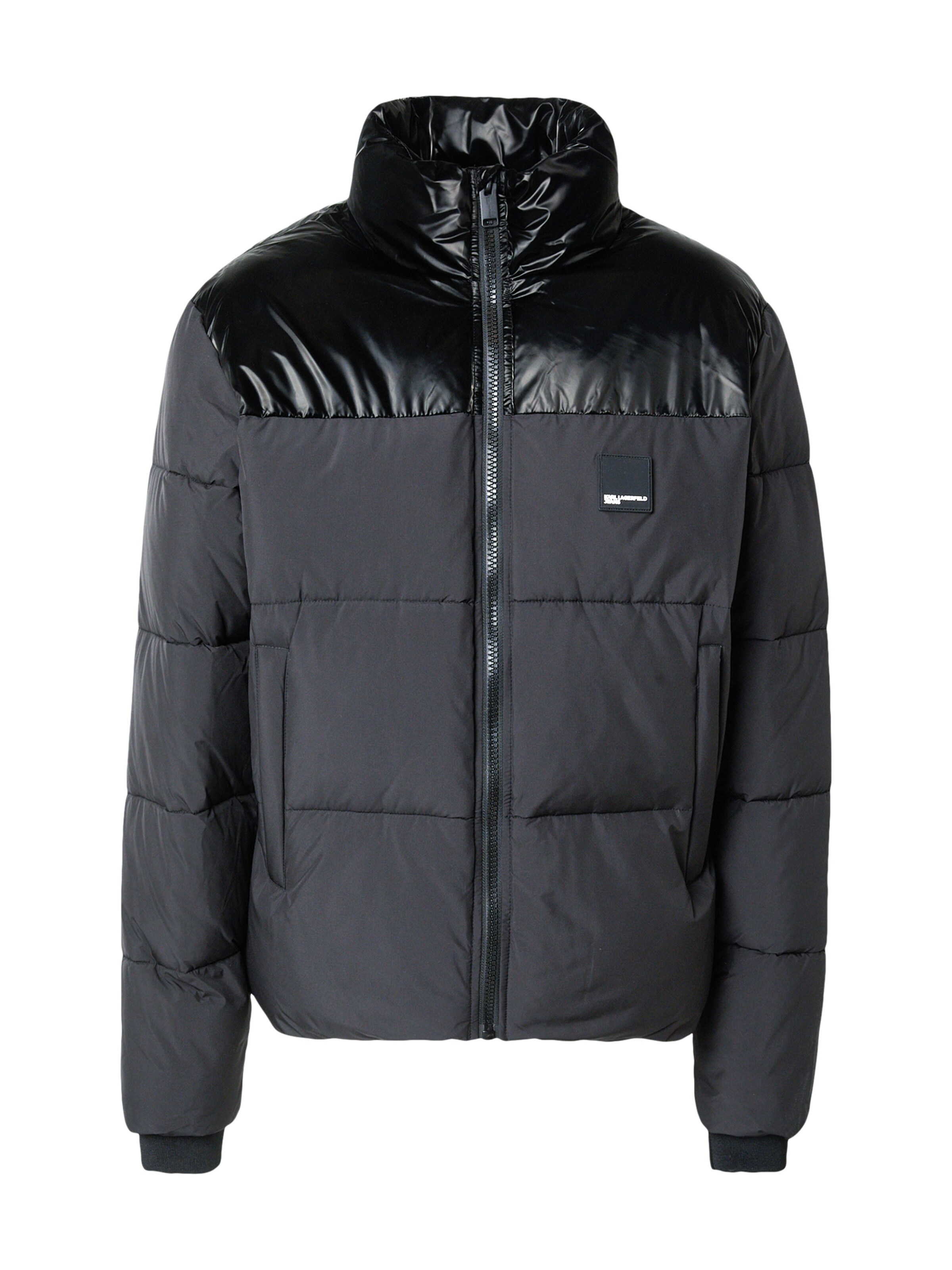 KARL LAGERFELD JEANS Téli dzseki - fekete: elől