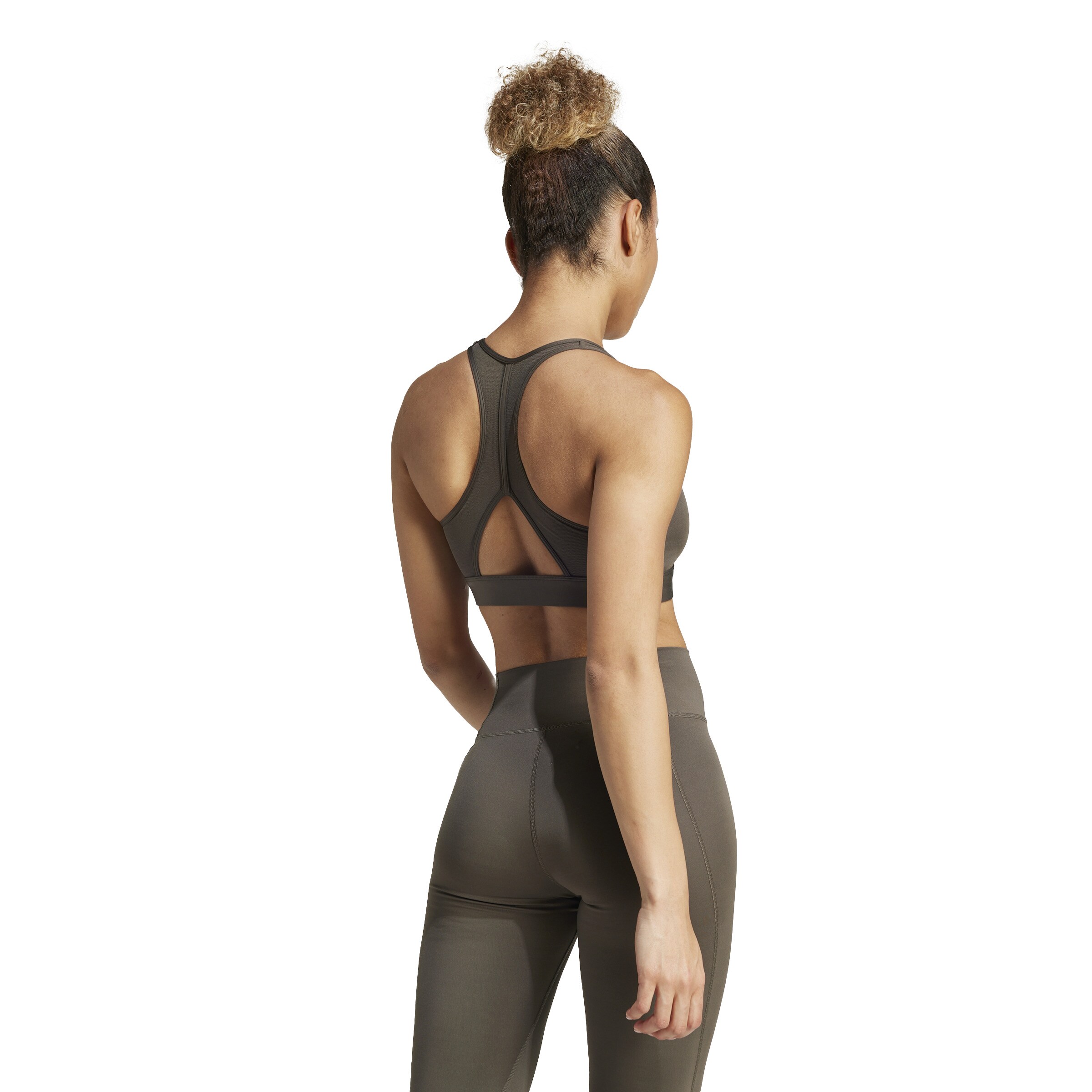 ADIDAS PERFORMANCE Bustier Sport-BH in Grün