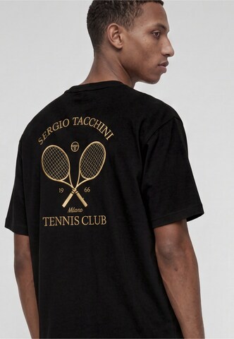 Maglia funzionale 'Britpop' di Sergio Tacchini in nero