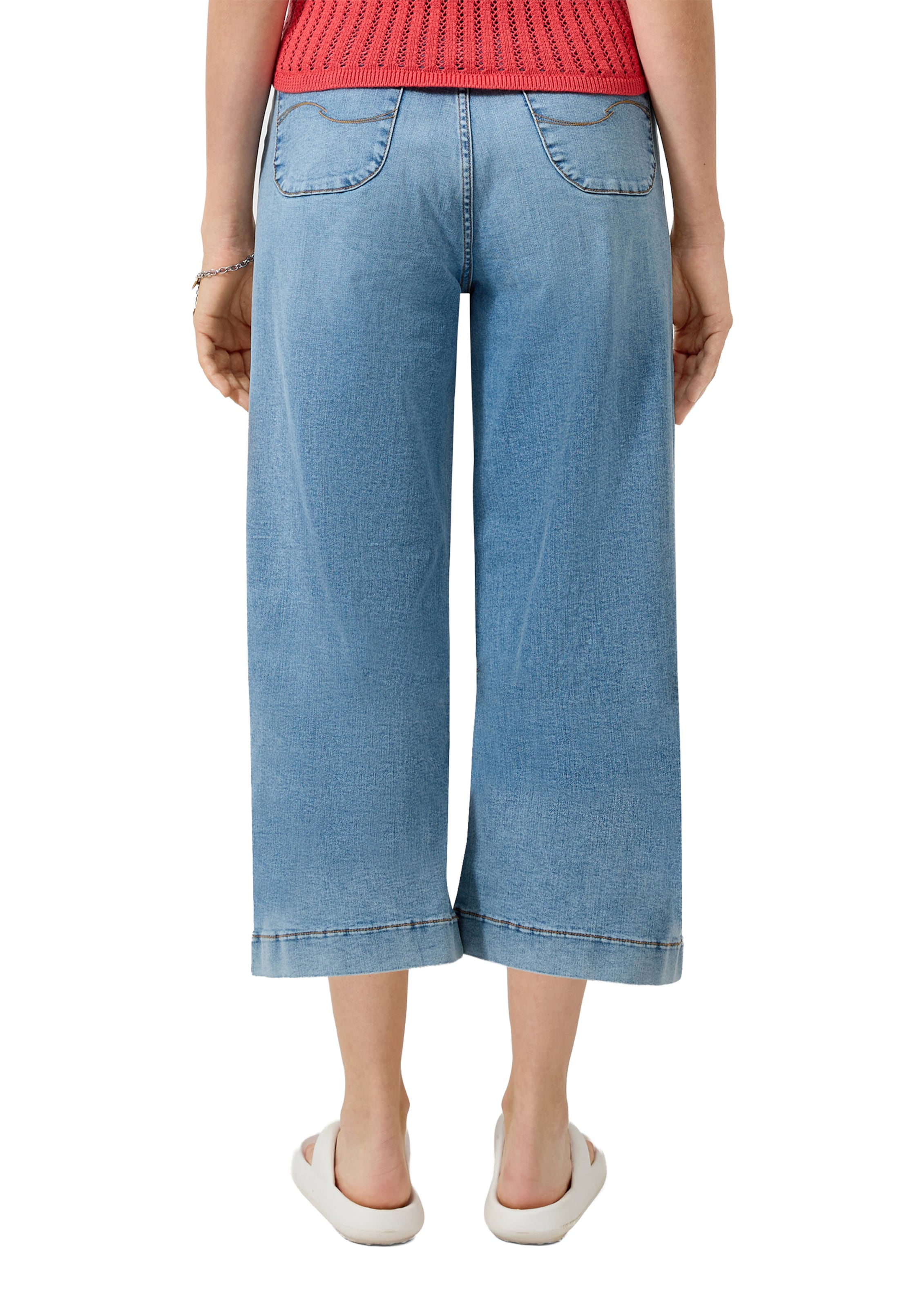 QS Loosefit Jeans 'Catie' in Blauw