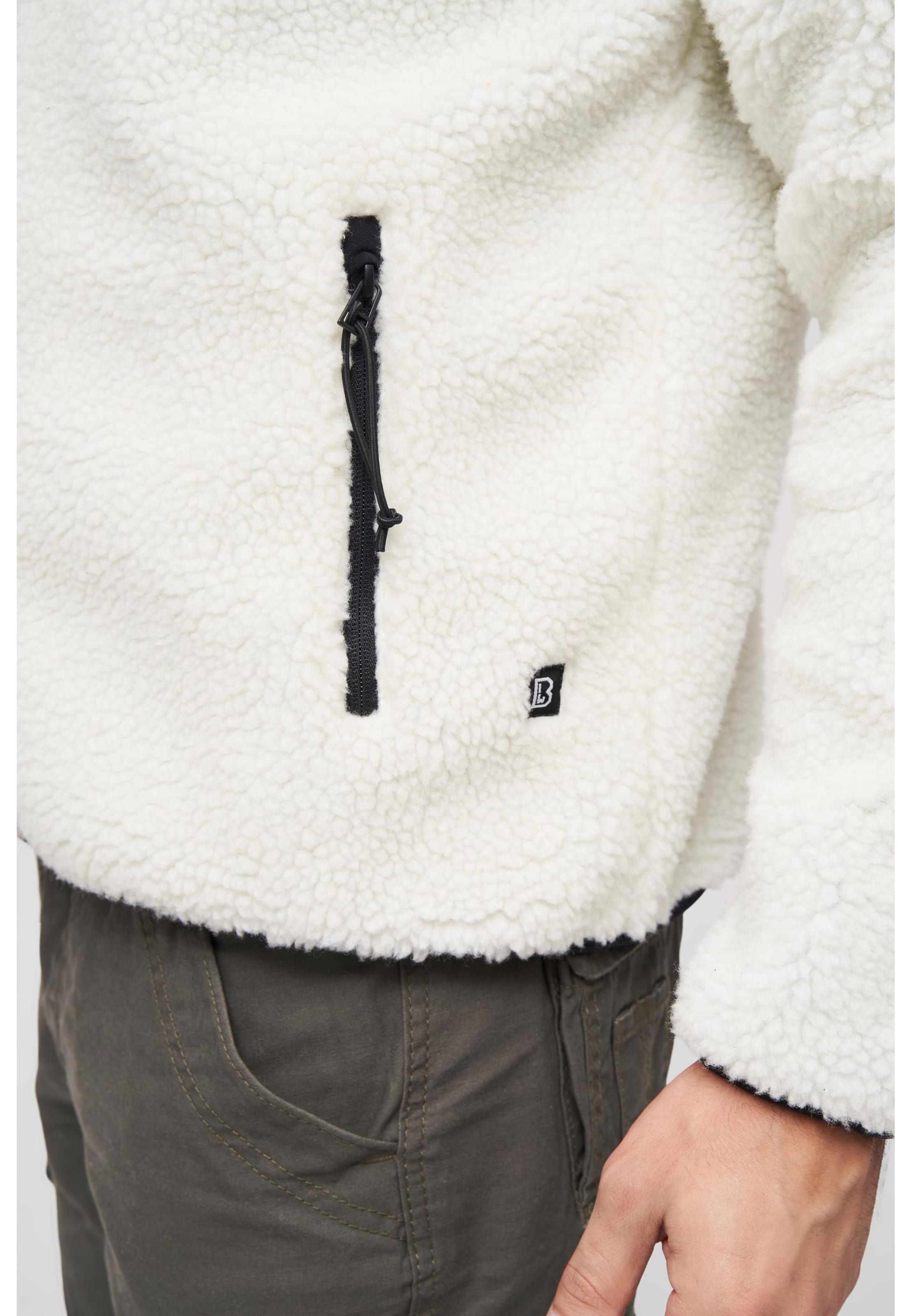 Giacca di pile di Brandit in bianco