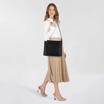 TOM TAILOR Crossbody bag 'Beca' in Black