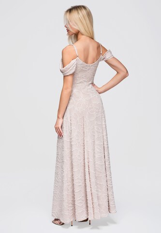 Robe de soirée Ombre en beige