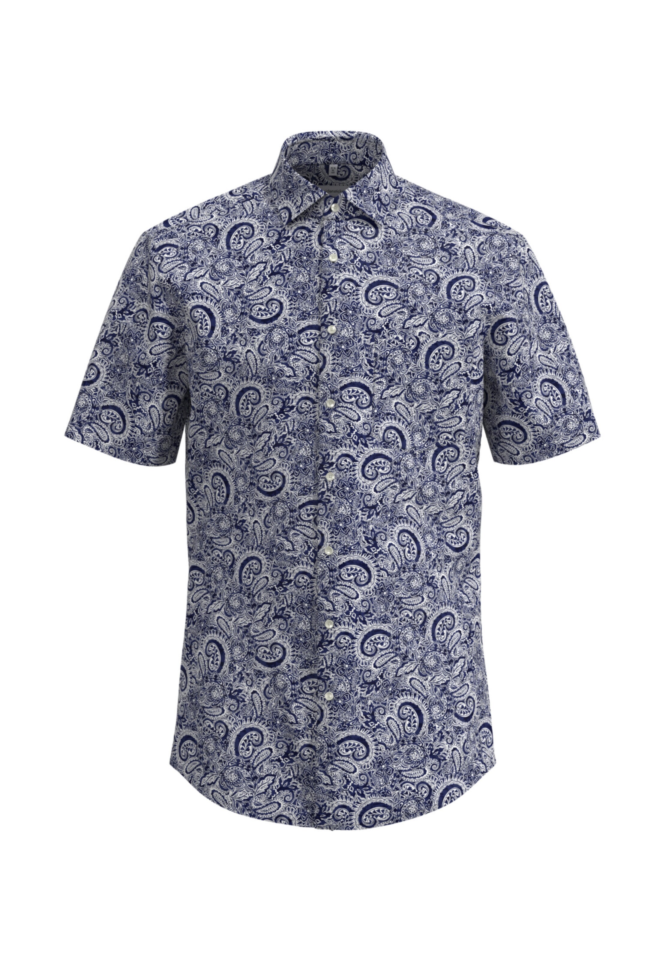 SEIDENSTICKER Regular fit Button Up Shirt 'Smart Essentials' in Blue: front