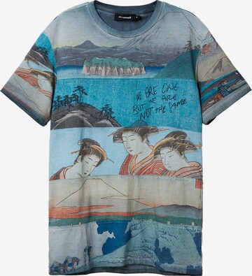 T-Shirt 'ADRIAN' Desigual en bleu : devant