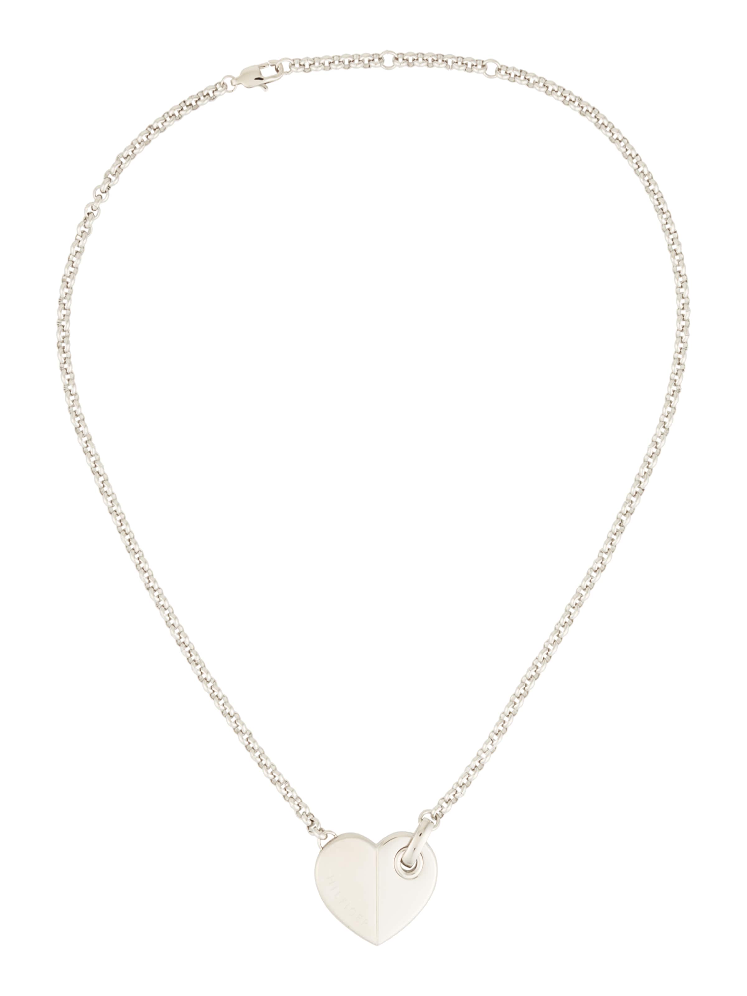 Chaîne 'BOLD HEARTS' TOMMY HILFIGER en argent : devant
