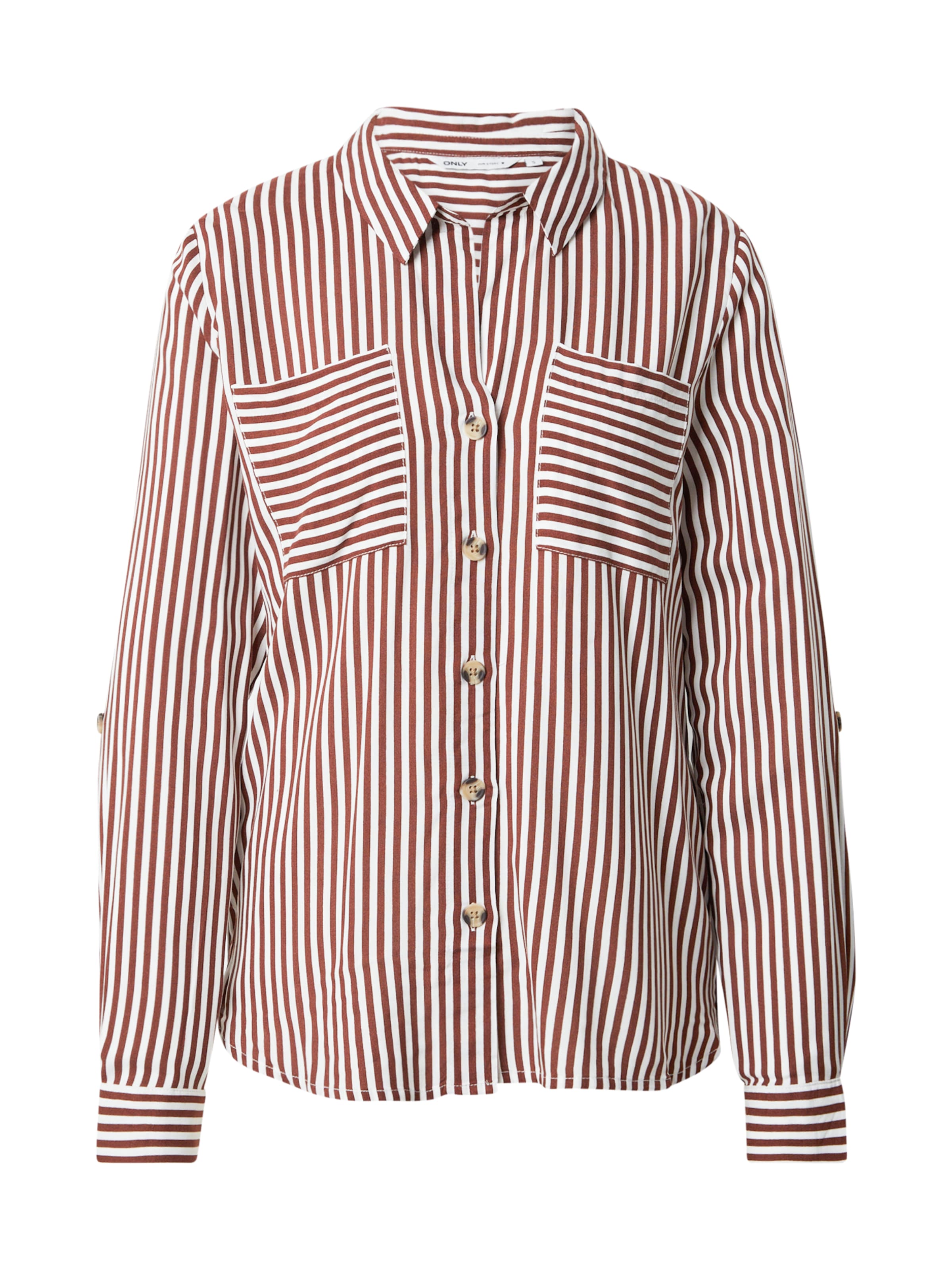 ONLY Блузка 'ONLYASMIN' в Коричневый: спереди