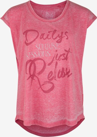 Daily’s Shirt in Roze: voorkant