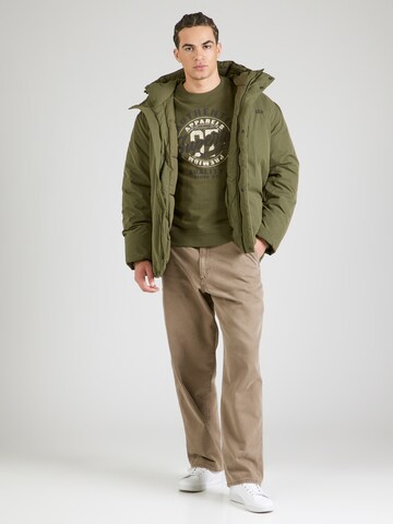 BLEND Sweatshirt 'JARRED' in Grün