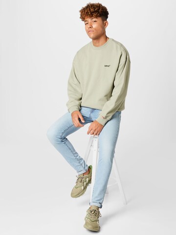 LEVI'S ® Sweatshirt 'Red Tab Sweats Crew' in Grün