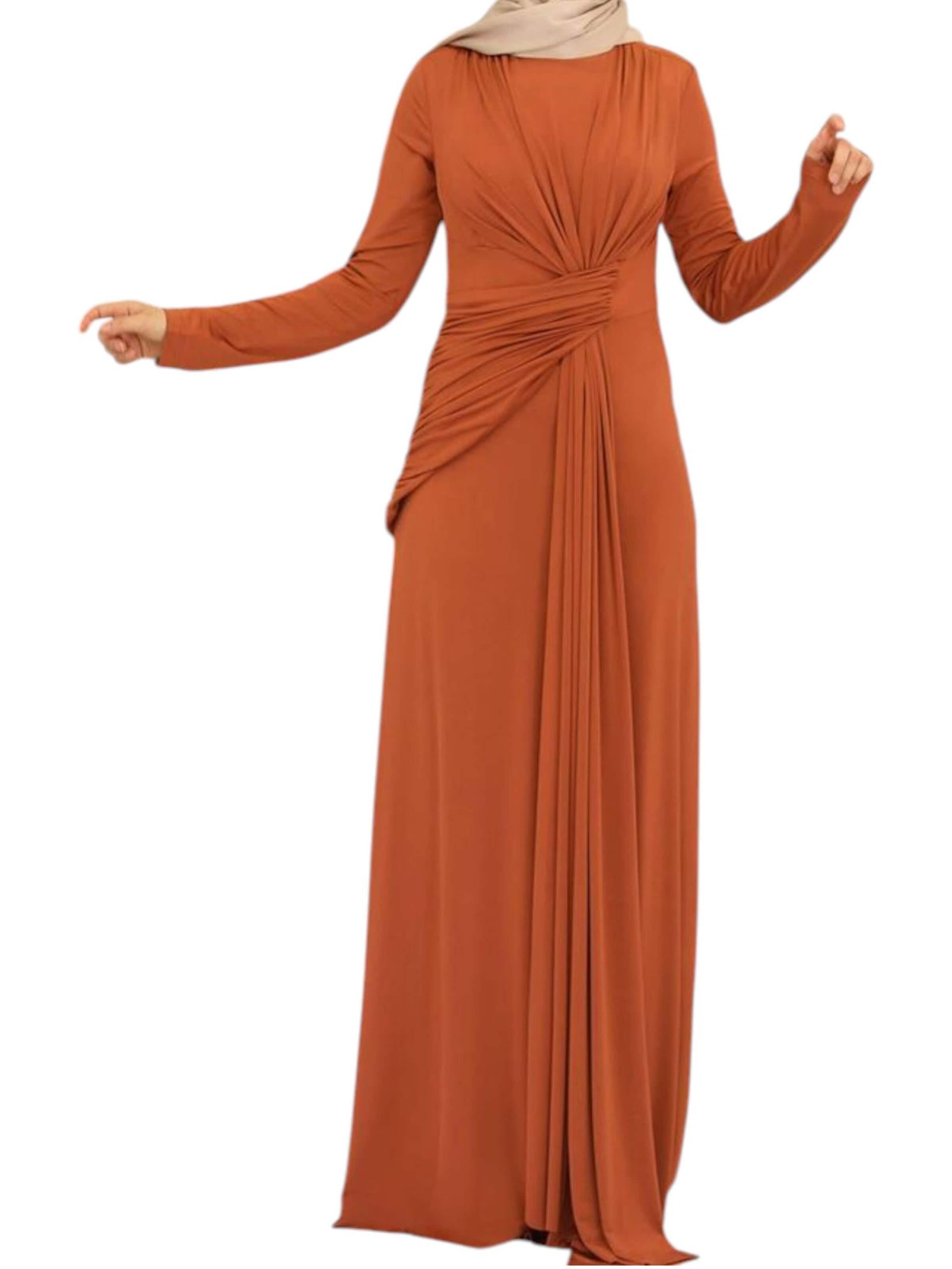 fashionshowcase - Vestido de noche 'FAVORI' en naranja